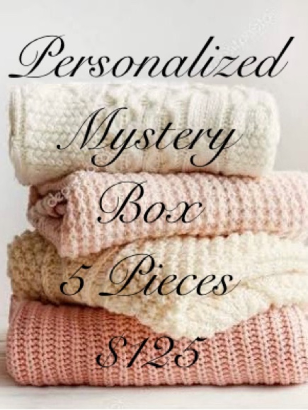 Women’s Personalized Mystery Box - ALL SIZES